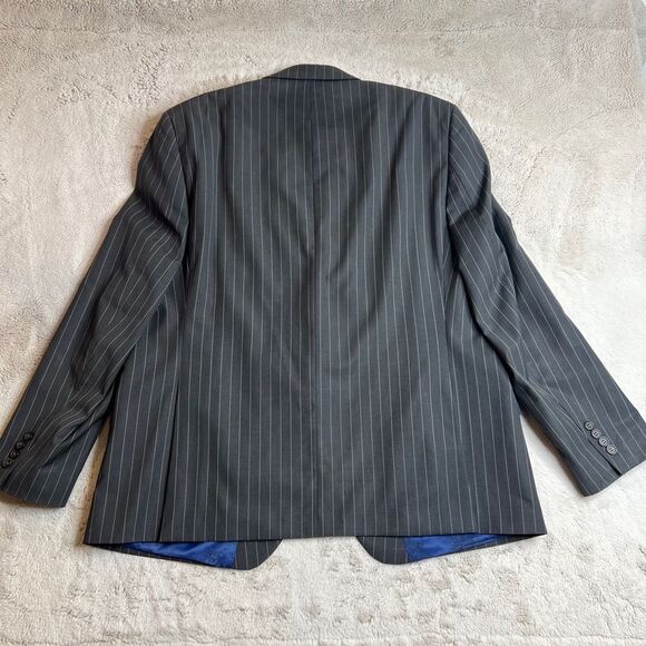 Ted Baker Gray Sport Coat Blazer Mens 48R No Ordinary Joe Mob Boss Formal - Picture 12 of 12
